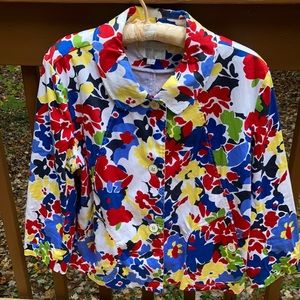 Erin London floral jacket